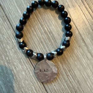 NWT - Fierce Forward Onyx Manifestation Bracelet